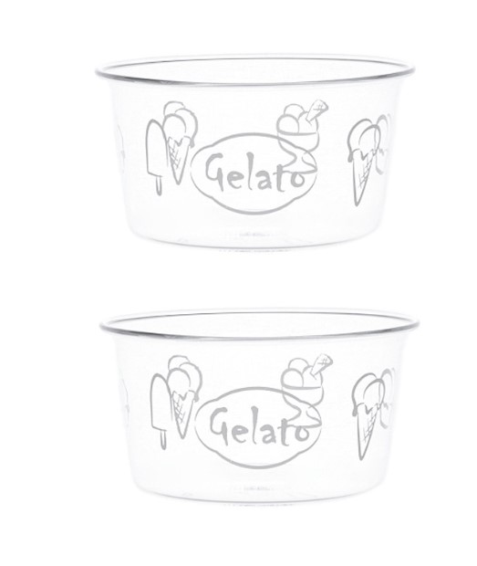 Set 2 Coppette gelato Gelato — Simple Day